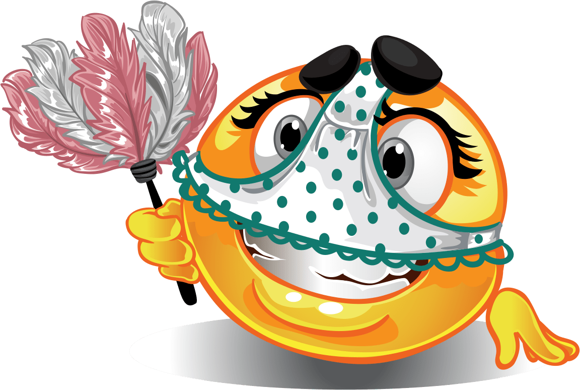 Panties on head emoji decal